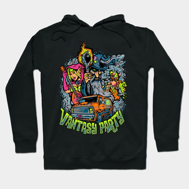 Vantasy Party Hoodie by heartattackjack